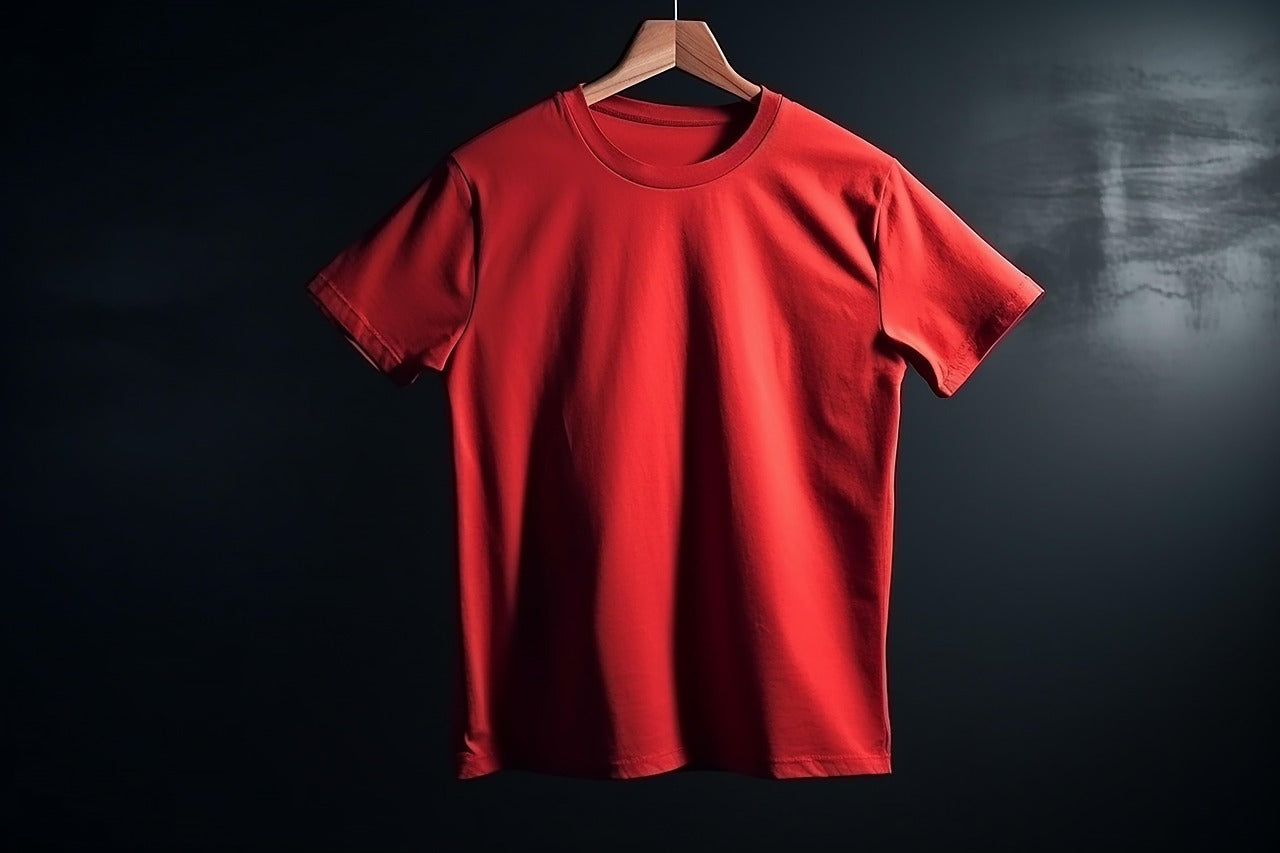 Red T shirt for men