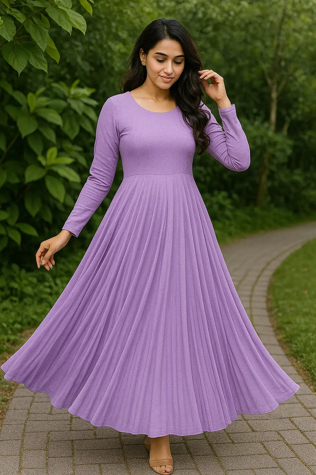 Women Gown Suit and Dupatta Set